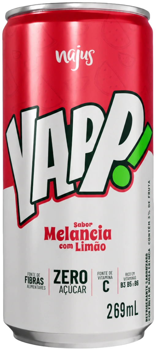 Lata de YAPP! sabor Melancia com Limão